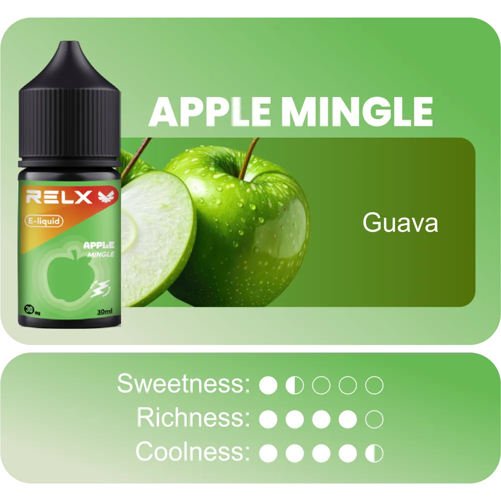 RELX E-liquid - Rasa Apple Mingle - Gambar 2