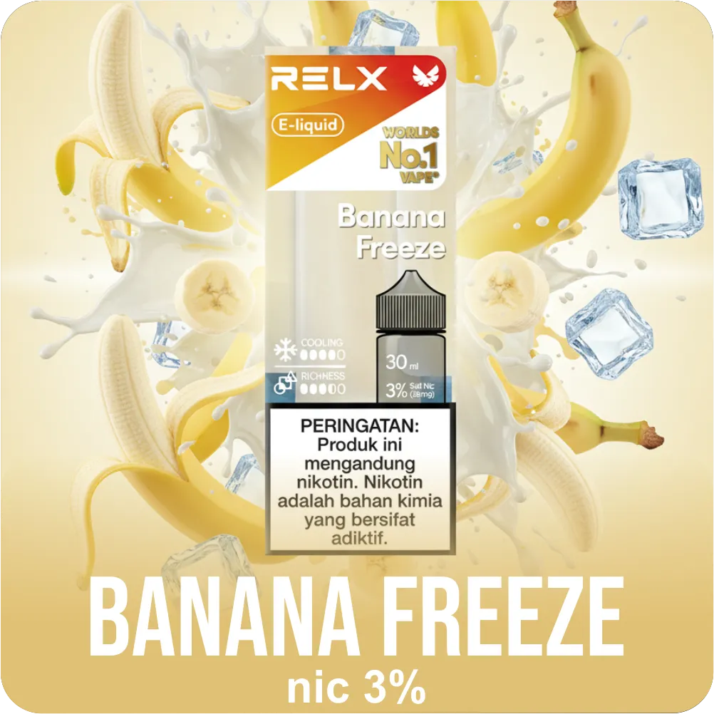 RELX E-liquid - Rasa Banana Freeze