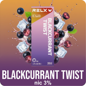 RELX E-liquid - Rasa Blackcurrant Twist