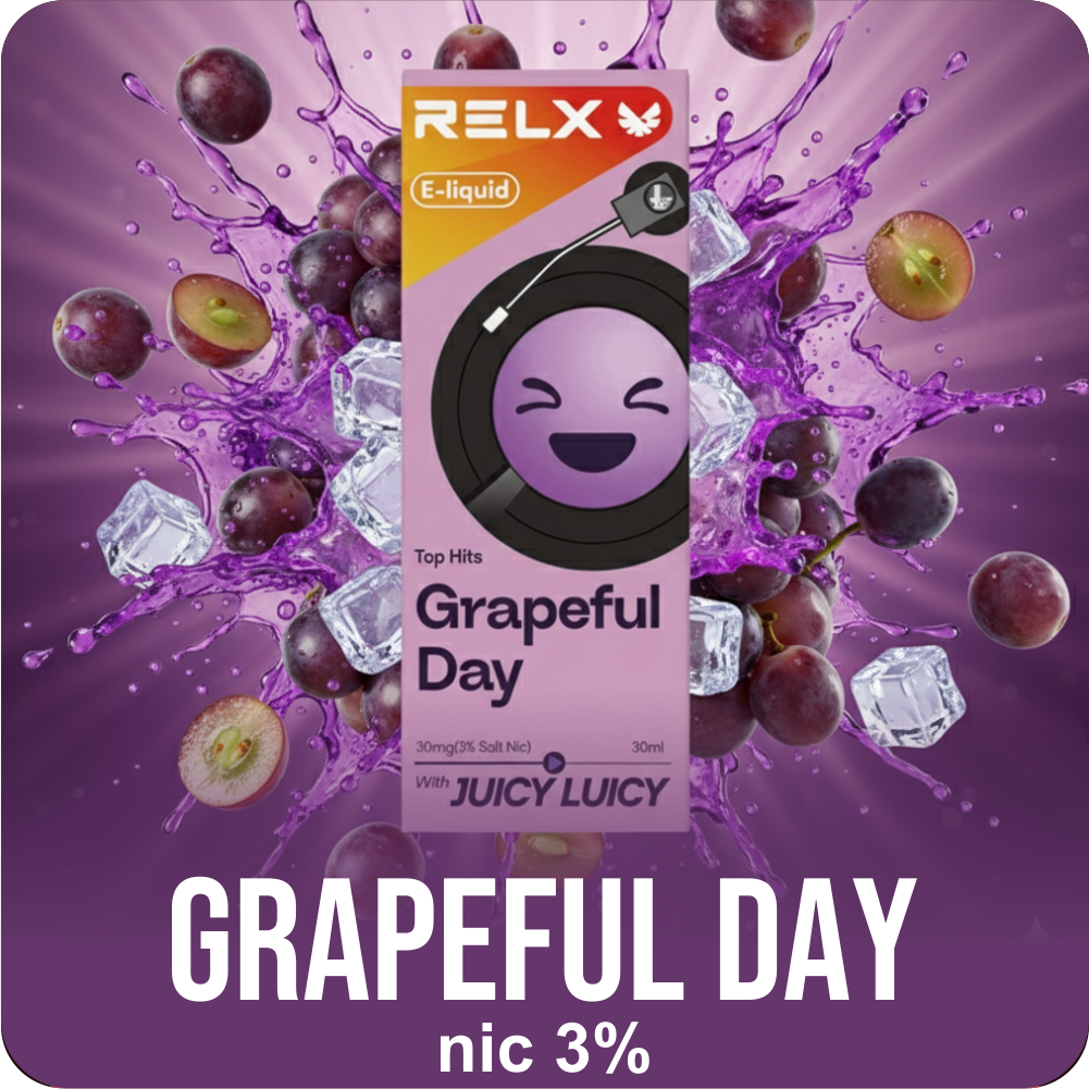 RELX E-liquid - Rasa Grapeful Day
