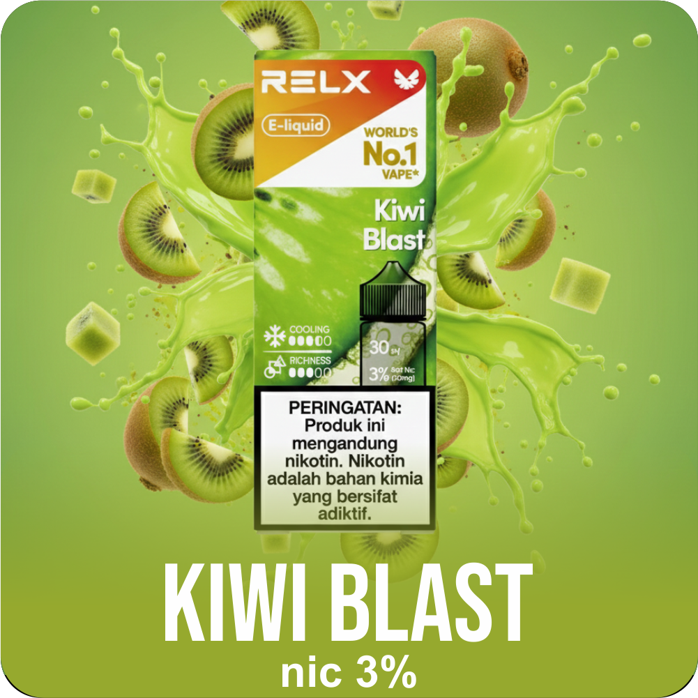 RELX E-liquid - Rasa Kiwi Blast