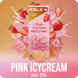 RELX E-liquid - Rasa Pink Icy Cream