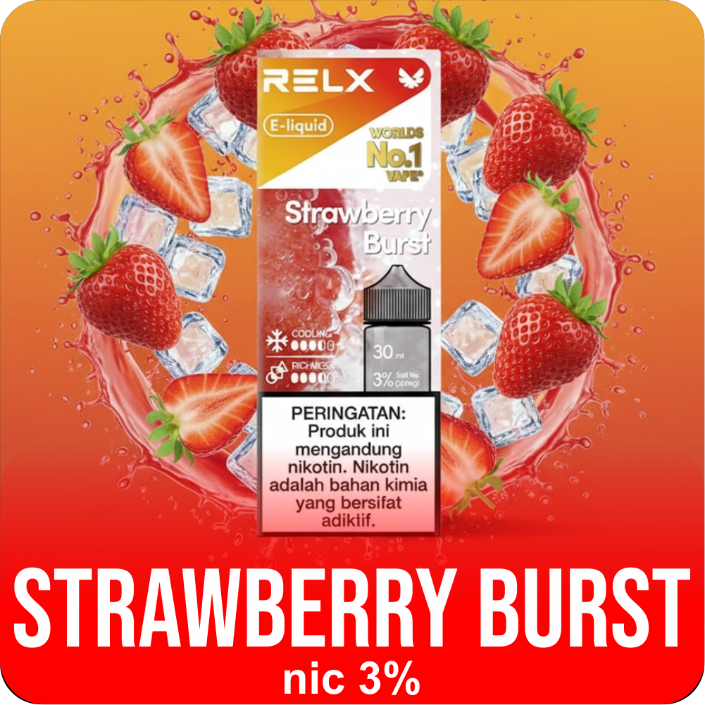 RELX E-liquid - Rasa Strawberry Burst