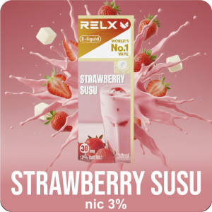 RELX E-liquid - Rasa Strawberry Susu