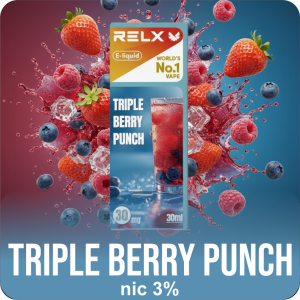 RELX E-liquid - Rasa Triple Berry Punch