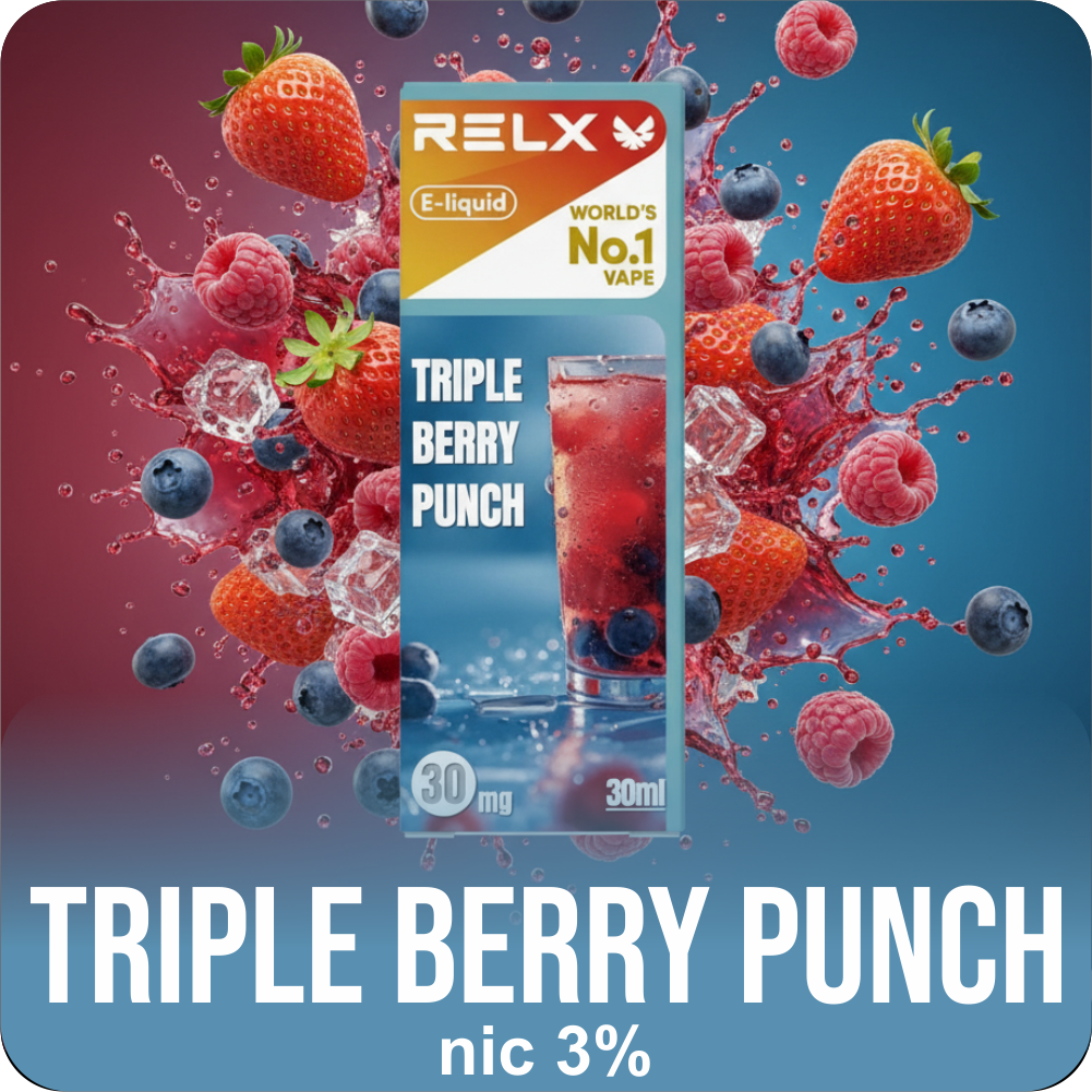 RELX E-liquid - Rasa Triple Berry Punch