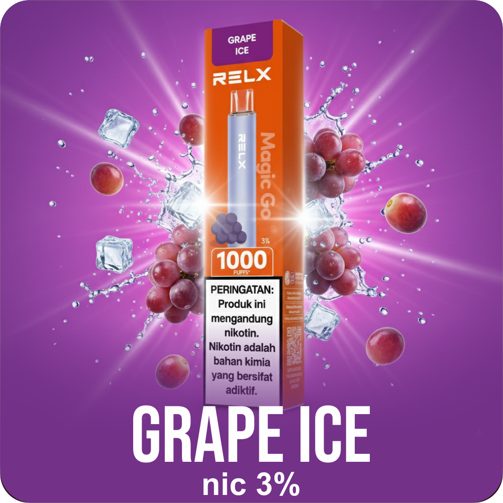 RELX MAGIC GO - GRAPE ICE 1000 PUFF
