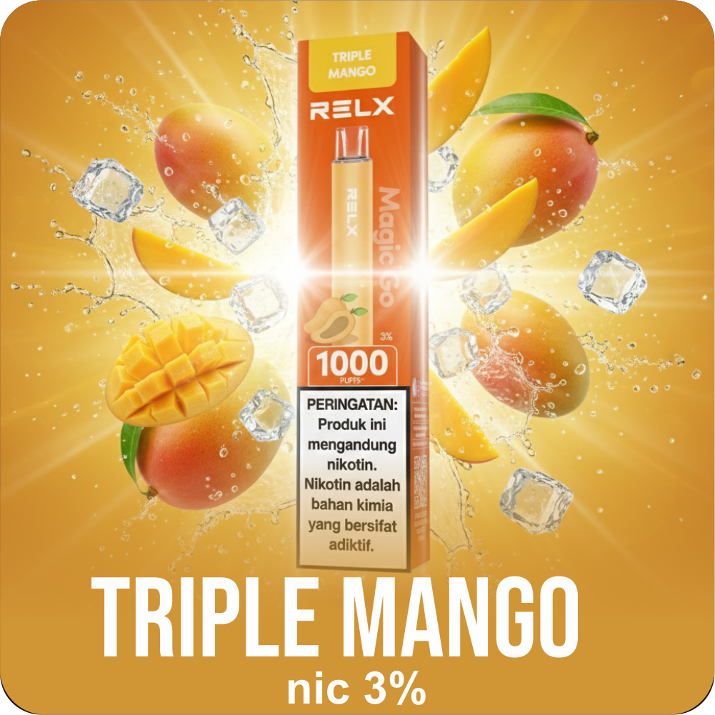 RELX MAGIC GO - TRIPLE MANGO 1000 PUFF