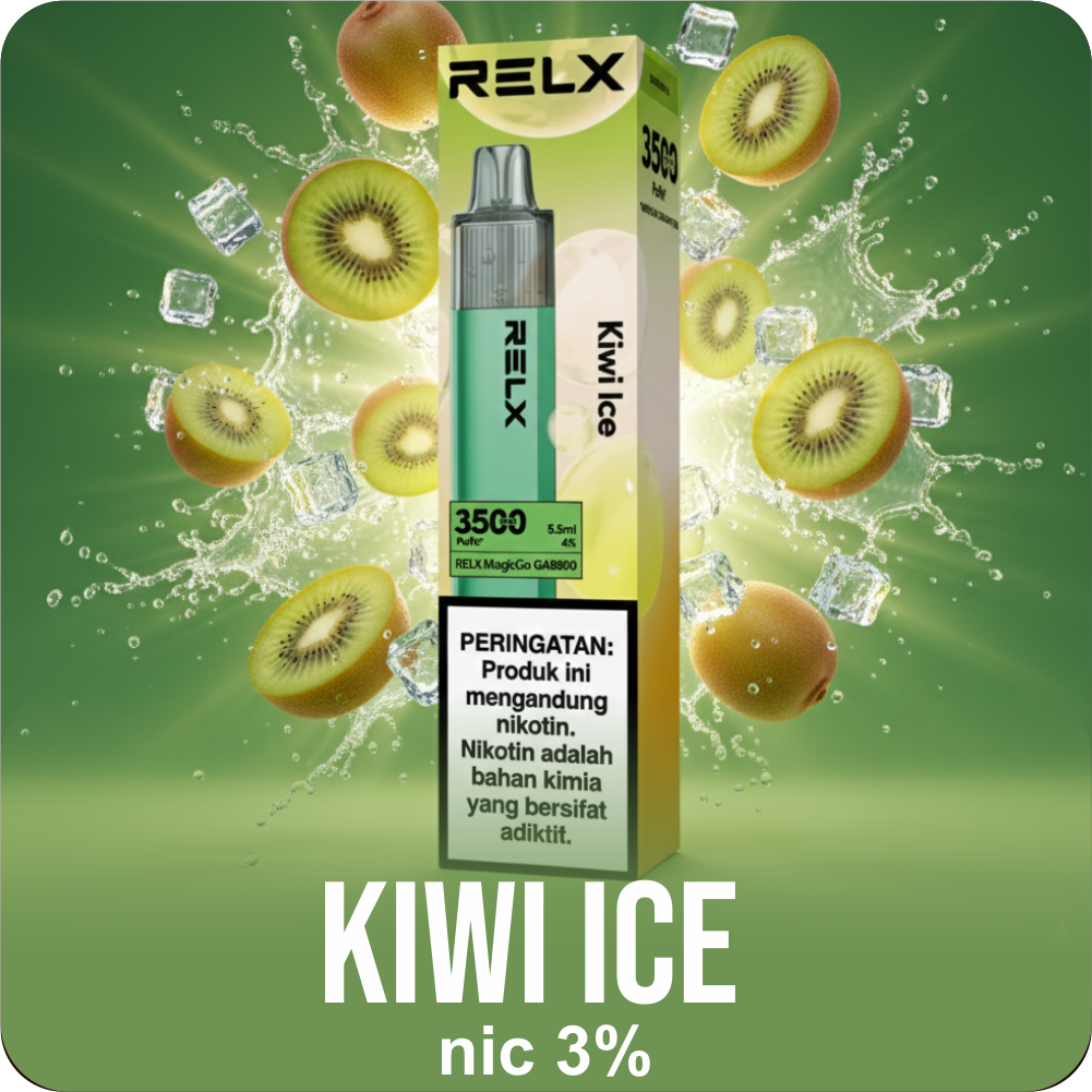 RELX MAGIC GO KIWI ICE 3500 PUFF