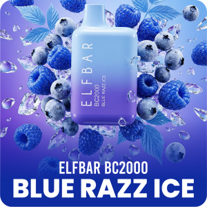ELFBAR 2000 BLUE RAZZ ICE