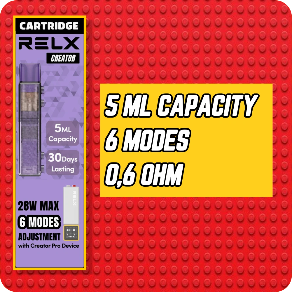 RELX CARTRIDGE CREATOR 1 PCS 0.6 OHM - Gambar 2