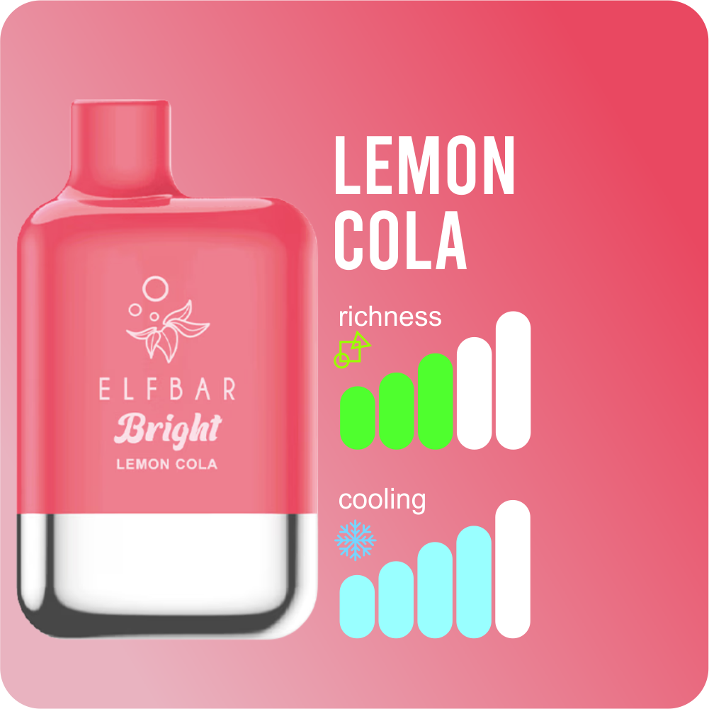 ELFBAR 4000 LEMON COLA - Gambar 2