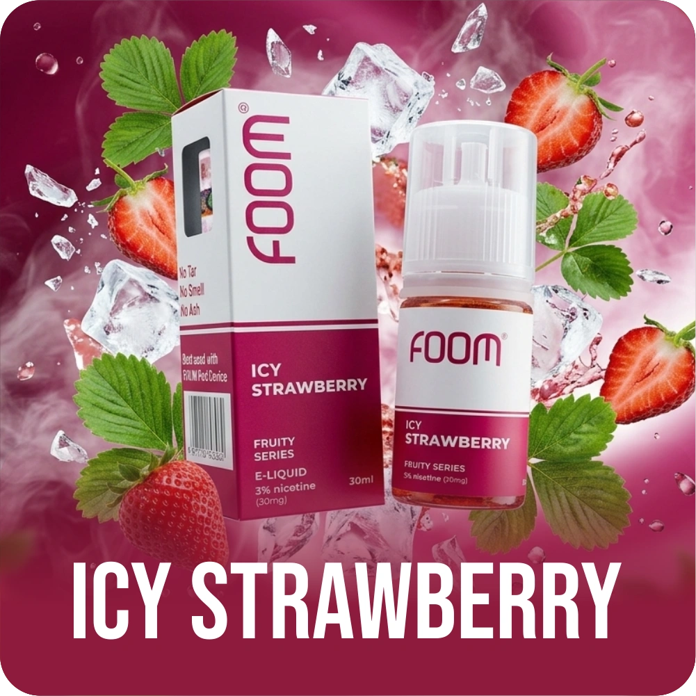 SALTNIC FOOM ICY STRAWBERRY 30ML