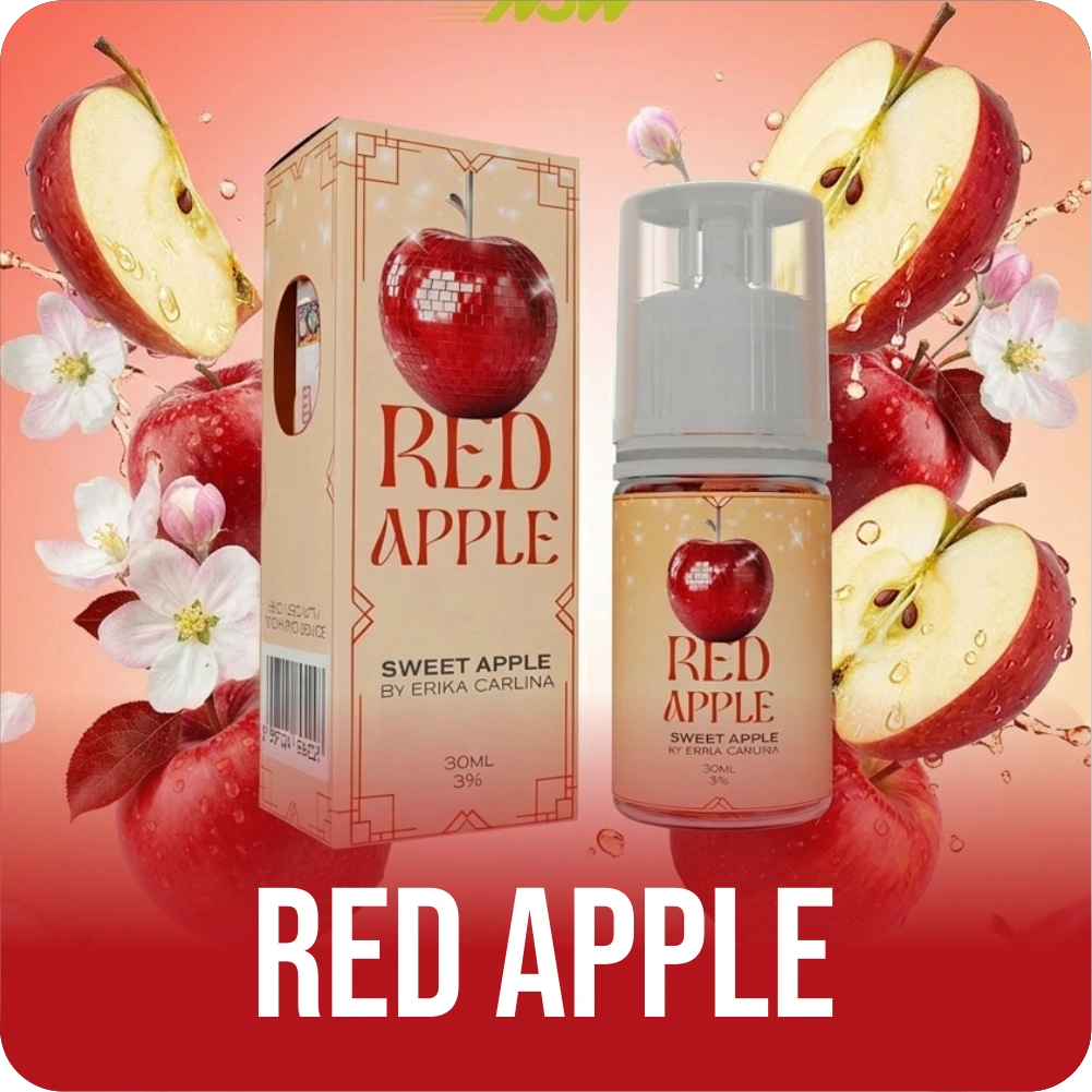 SALTNIC FOOM ERIKA RED APPLE 30ML