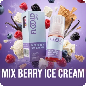 SALTNIC FOOM ICE CREAM MIX BERRY