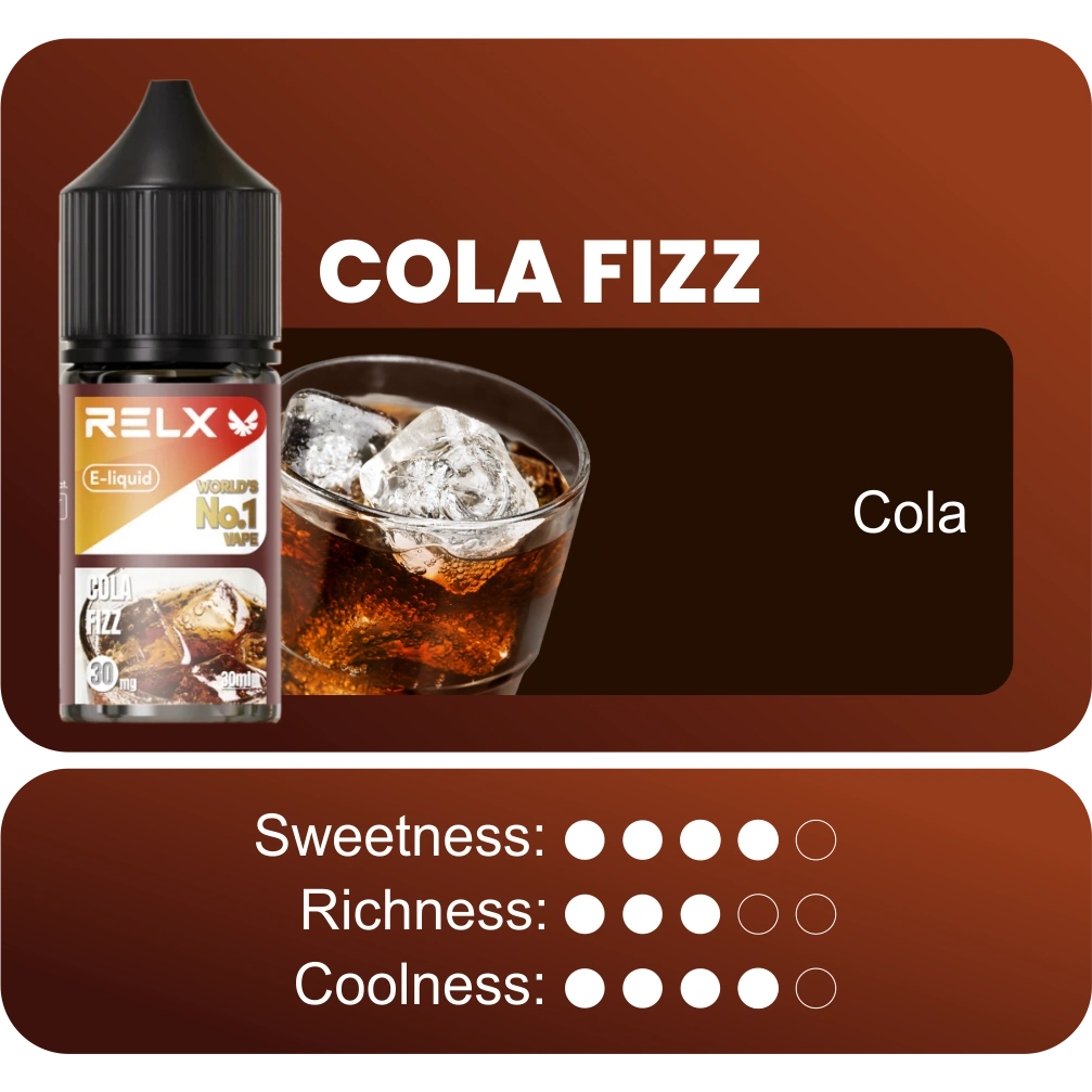 RELX E-liquid – Rasa Cola Fizz - Gambar 2