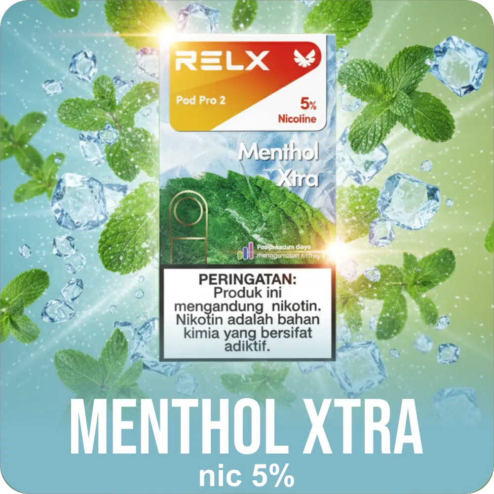 RELX CARTRIDGE 1 PCS MENTHOL EXTRA NIC 5%