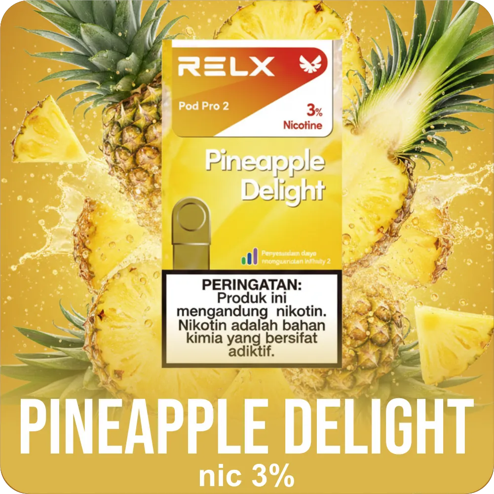 RELX CARTRIDGE 1 PCS PINEAPPLE DELIGHT