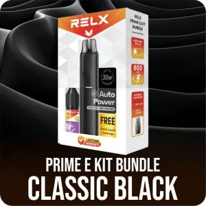 RELX DEVICE PRIME E BUNDLE CLASSIC BLACK