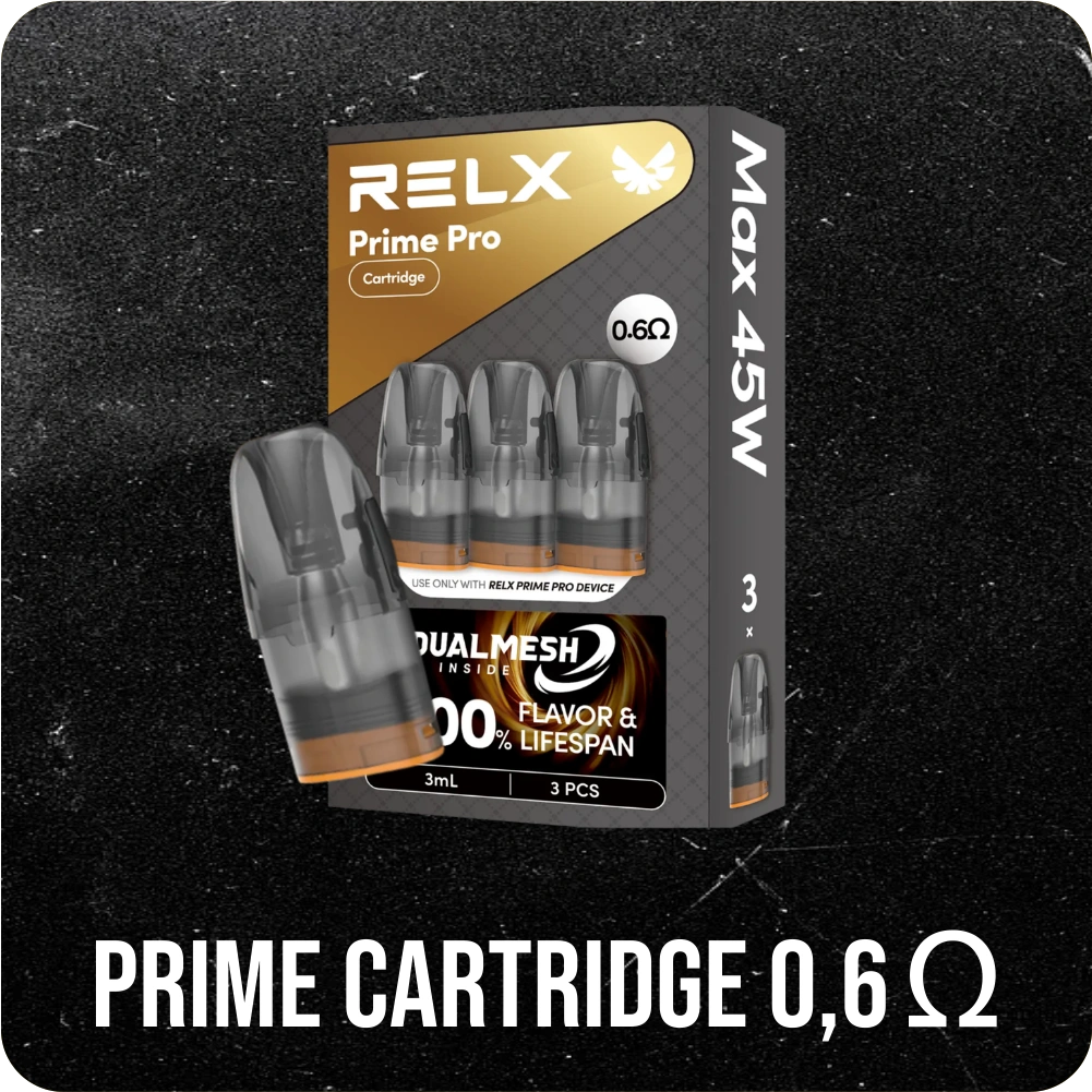RELX CARTRIDGE PRIME PRO 1 PCS 0.6 OHM