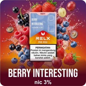 RELX CARTRIDGE POD REAL BERRY INTERESTING 3%