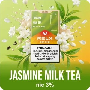 RELX CARTRIDGE POD REAL JASMINE MILK TEA 3%
