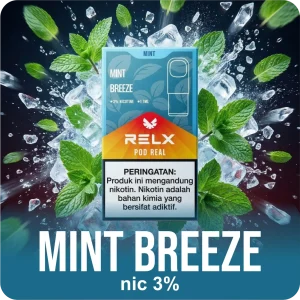 RELX CARTRIDGE POD REAL MINT BREEZE 3%