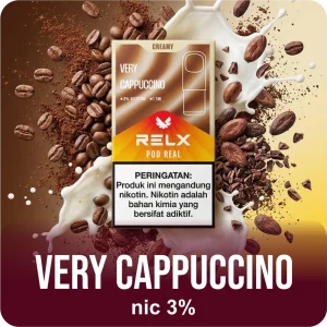 RELX CARTRIDGE POD REAL VERY CAPPUCCINO 3%