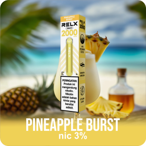 RELX Mega Go - Pineapple Burst 2000 PUFF