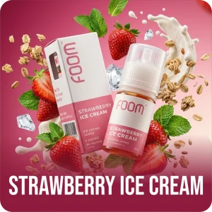 SALTNIC FOOM STRAWBEERRY ICE CREAM 30ML