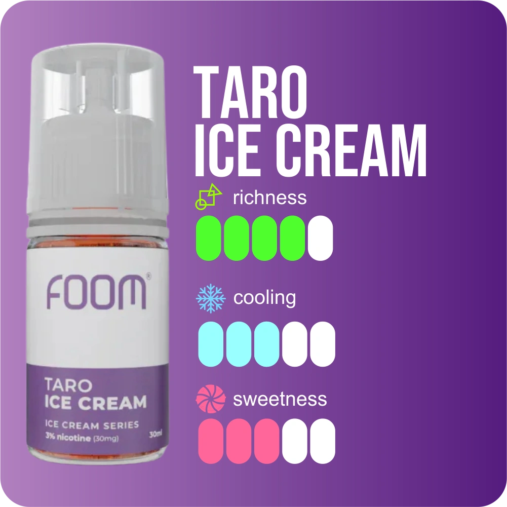 SALTNIC FOOM TARO ICE CREAM - Gambar 2