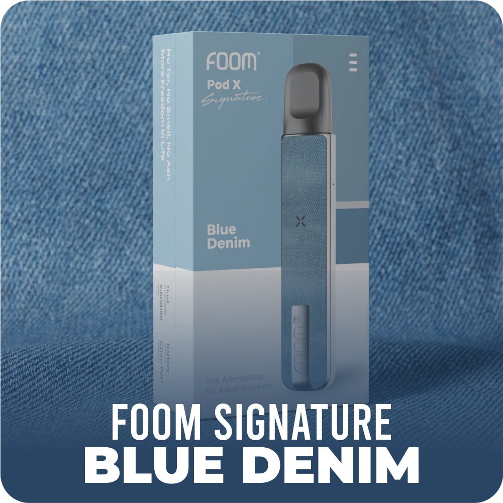 FOOM Pod X Signature Premium Design - Blue Denim