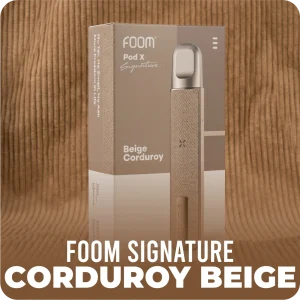 FOOM Pod X Signature Premium Design - Beige Corduroy