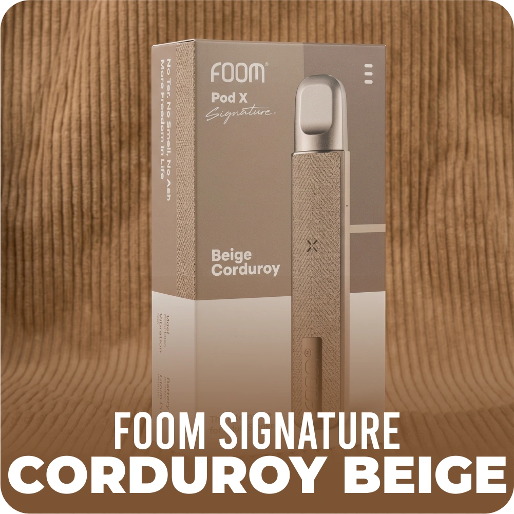 FOOM Pod X Signature Premium Design - Beige Corduroy