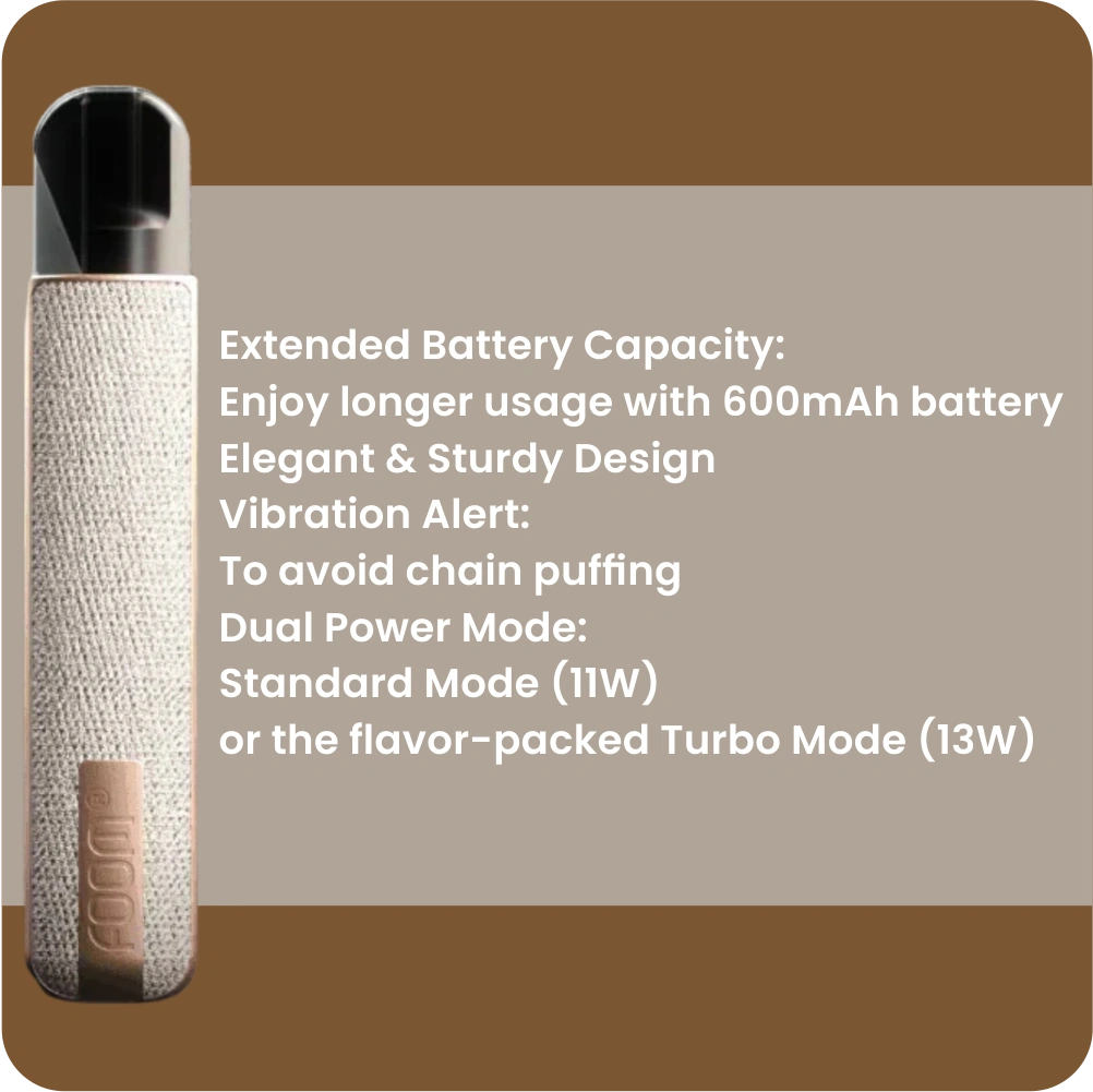 FOOM Pod X Signature Premium Design - Beige Corduroy - Gambar 2