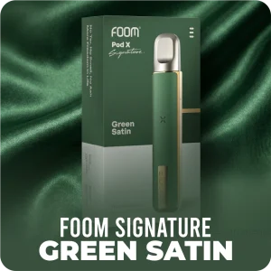 FOOM Pod X Signature Premium Design - Green Satin