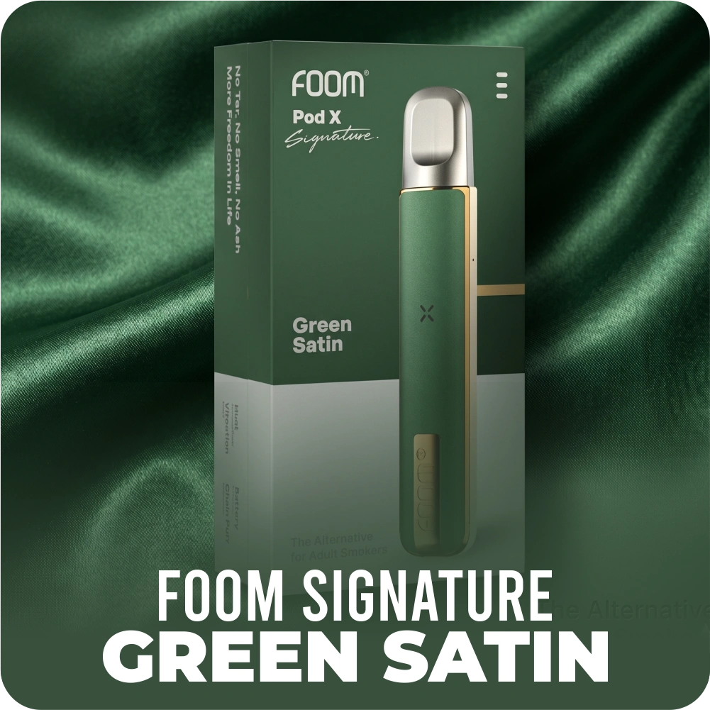 FOOM Pod X Signature Premium Design - Green Satin