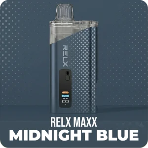 RELX Maxx Device Kit 1350mAh Refillable Pod - Midnight Blue