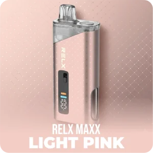 RELX Maxx Device Kit 1350mAh Refillable Pod - Light Pink