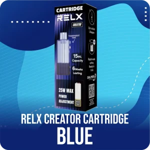 Relx Cartridge Creator 15ML 0.6 OHM BLUE