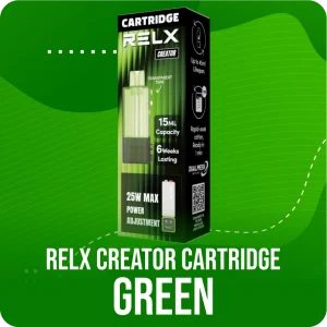 Relx Cartridge Creator 15ML 0.6 OHM GREEN