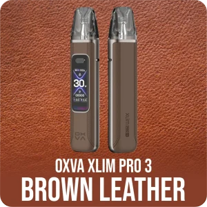 OXVA XLIM PRO 3 BROWN LEATHER