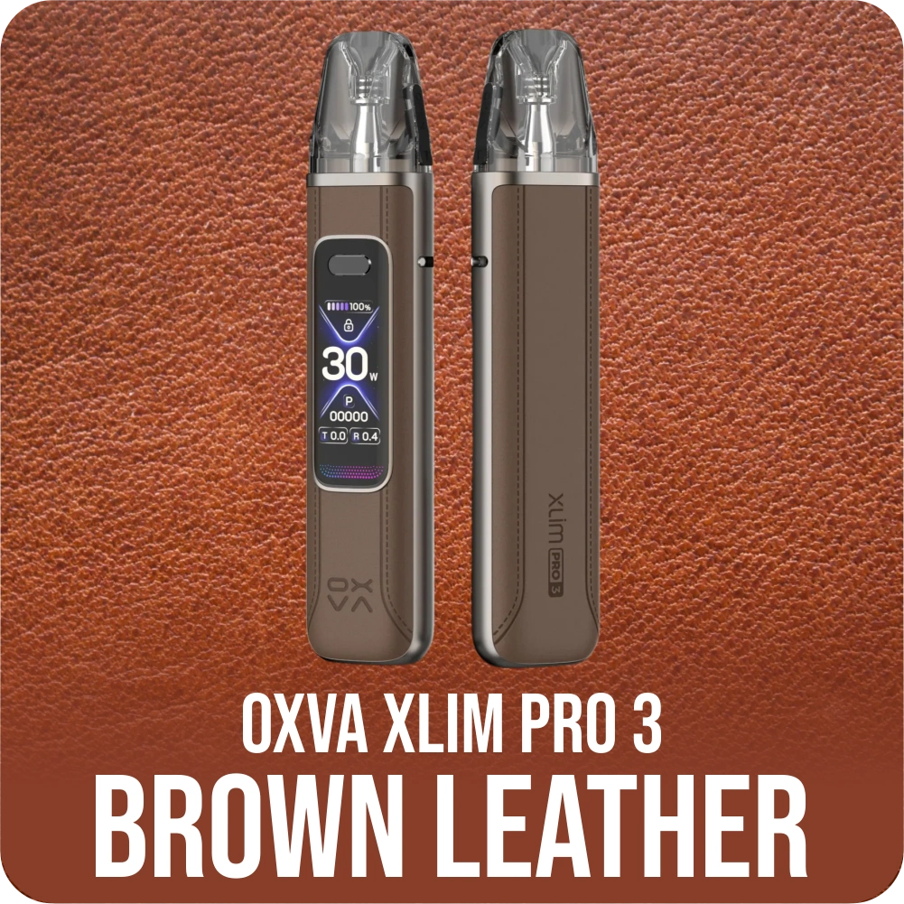 OXVA XLIM PRO 3 BROWN LEATHER