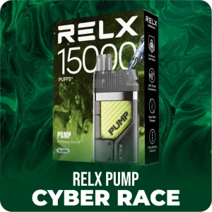 RELX PUMP BUNDLE WITH LIQUID 15ML CYBER RACE
