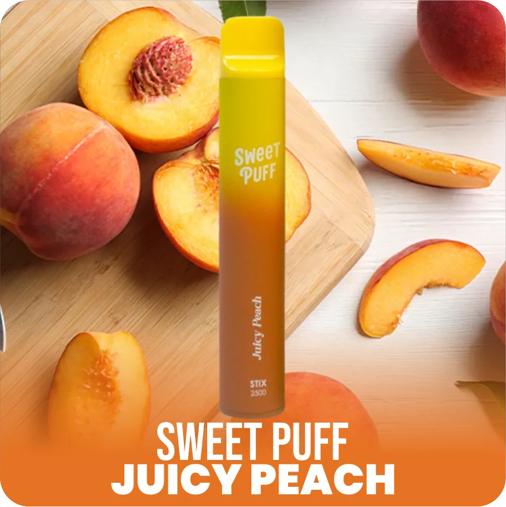Sweet Puff Juicy Peach - 2500 Puff