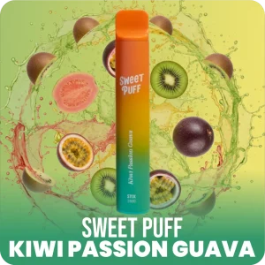 Sweet Puff Kiwi Passion Guava - 2500 Puff