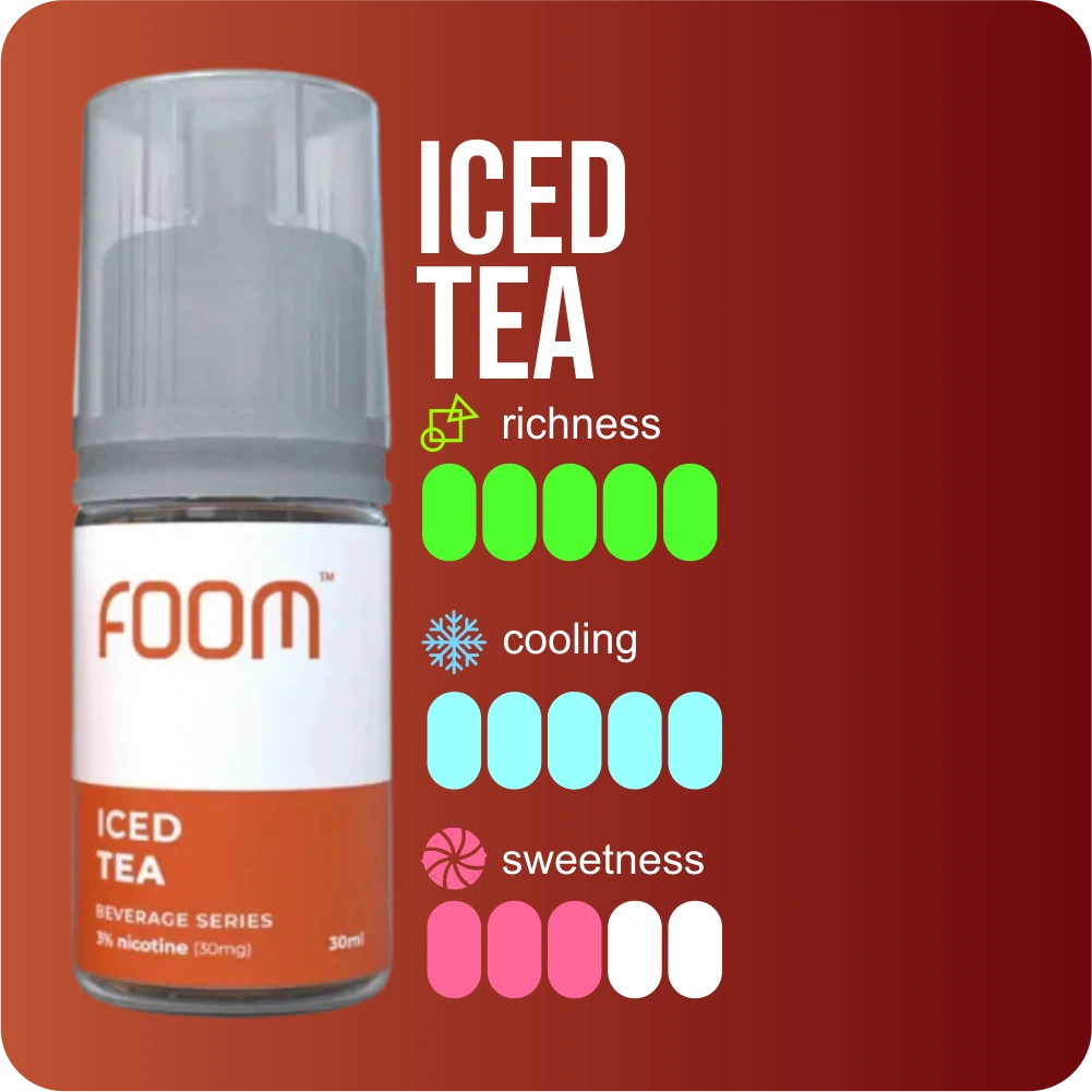 SALTNIC FOOM ICED TEA - Gambar 2