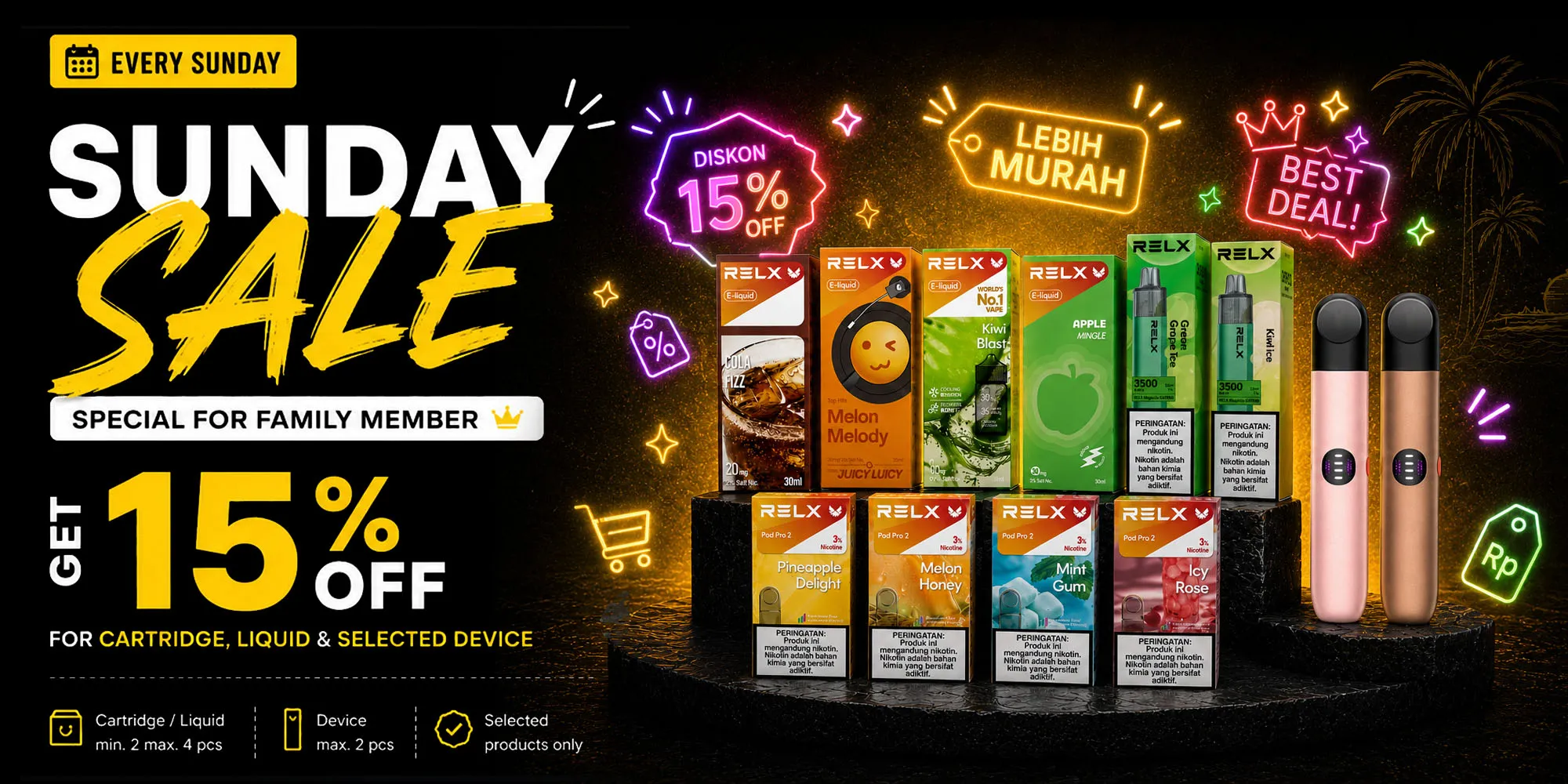 RELX Sunday Sale