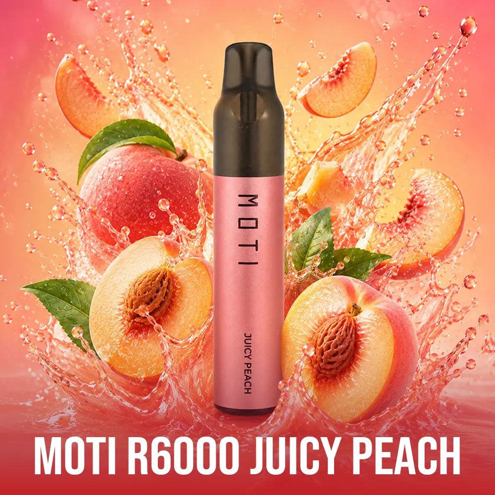 MOTI R 6000 JUICY PEACH DISPOSABLE POD