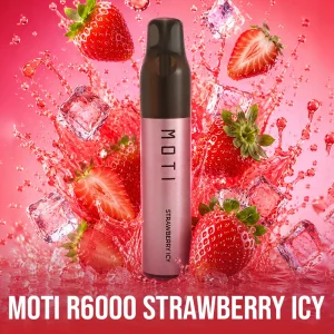 MOTI R 6000 STRAWBERRY ICY DISPOSABLE POD
